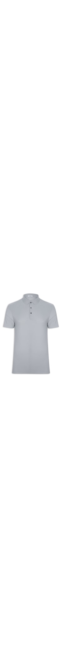 Polo Masculina Poliamida - Cinza