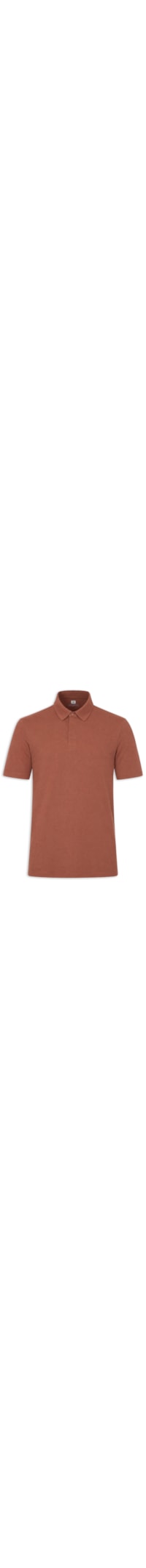 Polo Masculina Poliamida Não Amassa - Vermelho