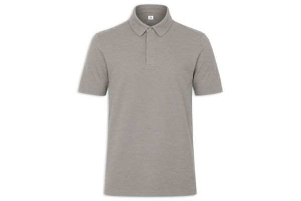 Polo Masculina Poliamida Não Amassa – Cinza