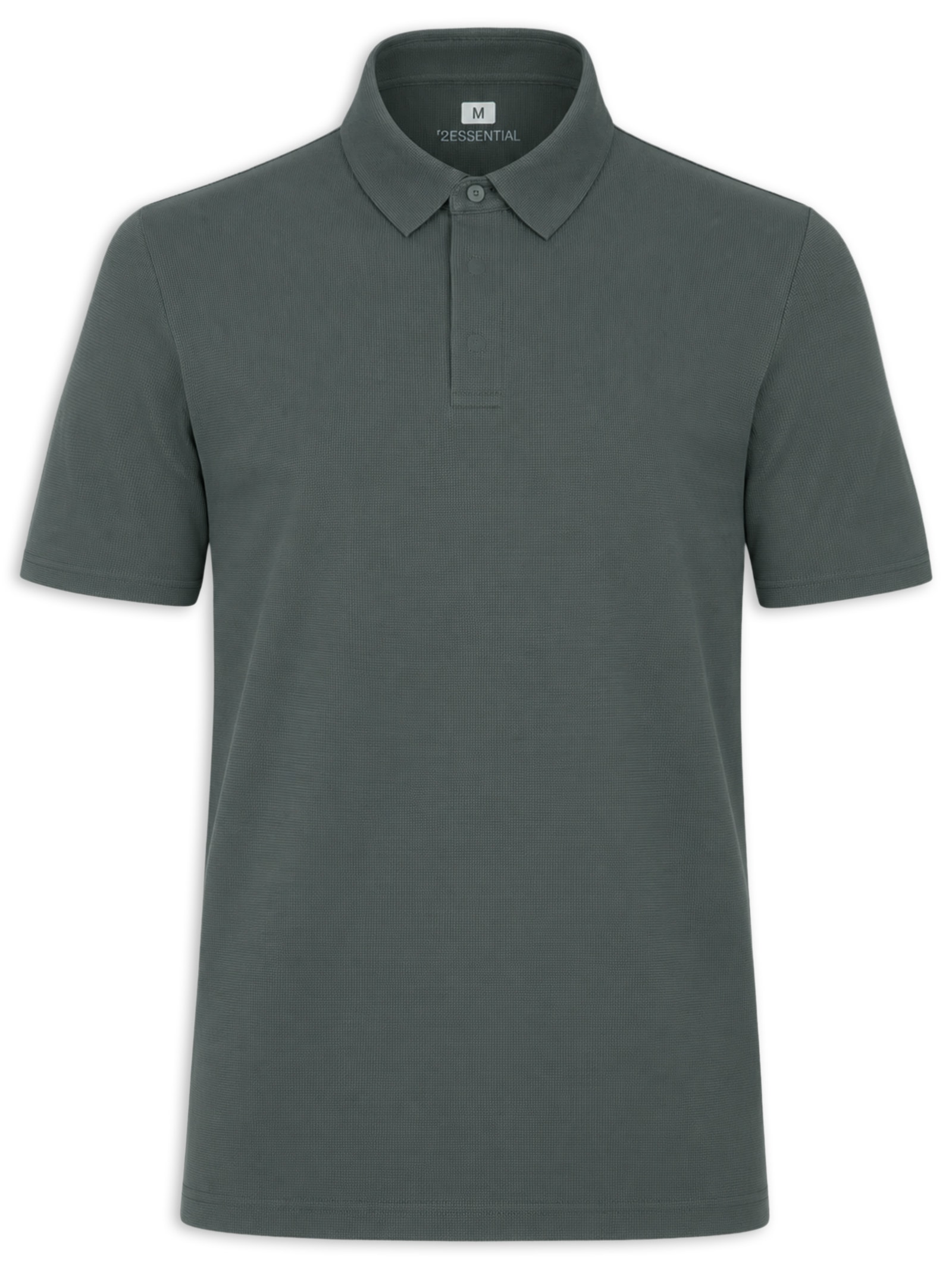 Polo Masculina Poliamida Não Amassa – Verde '2 Essential