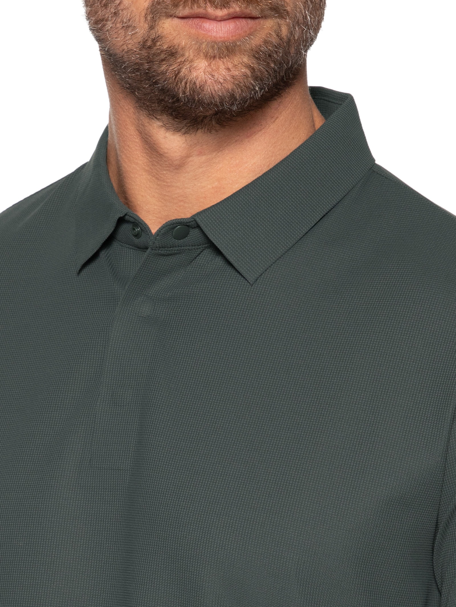 Polo Masculina Poliamida Não Amassa – Verde '2 Essential