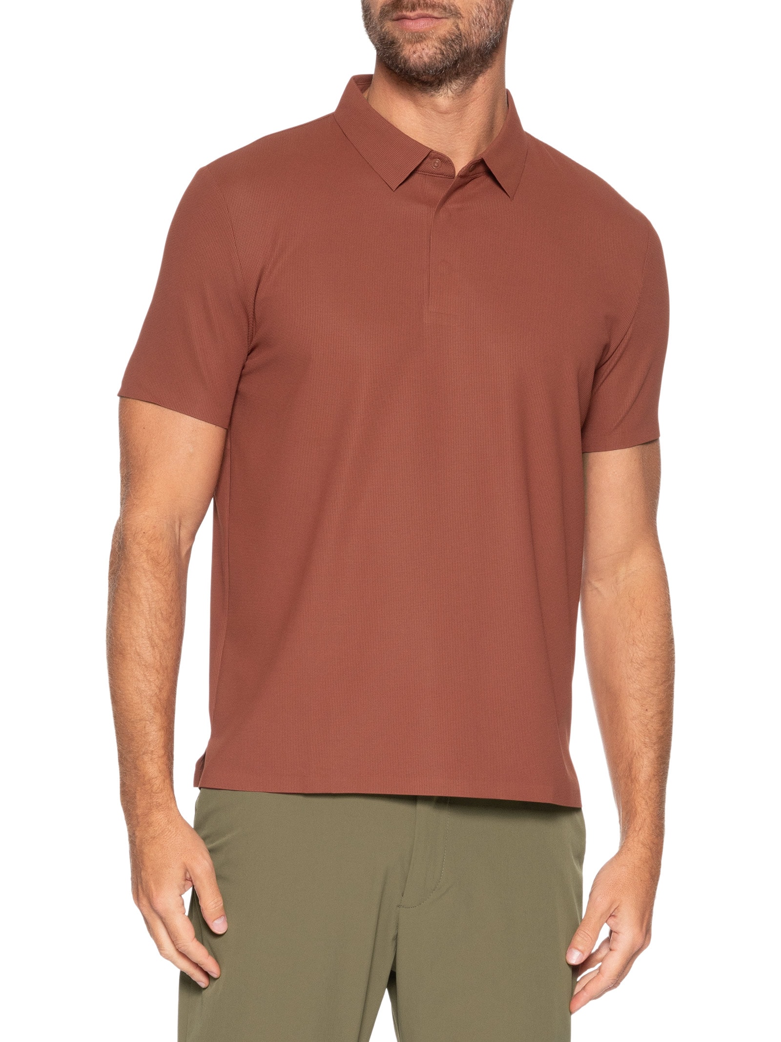 Polo Masculina Poliamida Não Amassa – Vermelho '2 Essential