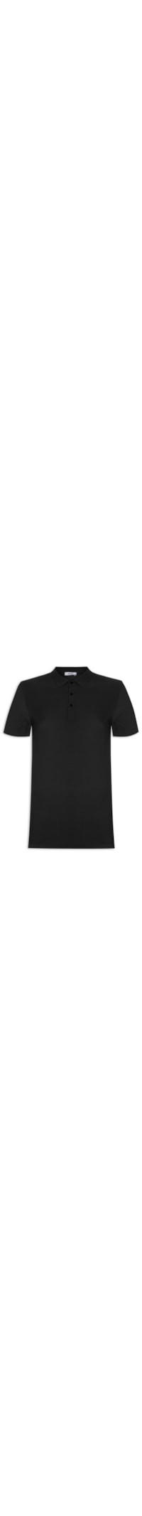 Polo Masculina Poliamida - Preto