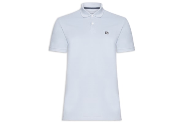 Polo Masculina Premium Em Algodão - Azul