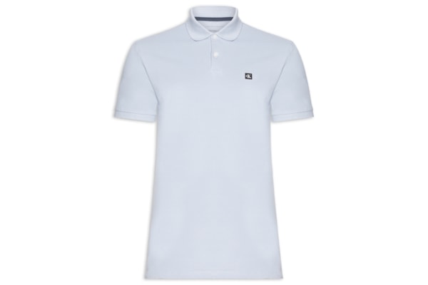 Polo Masculina Premium Em Algodão - Azul
