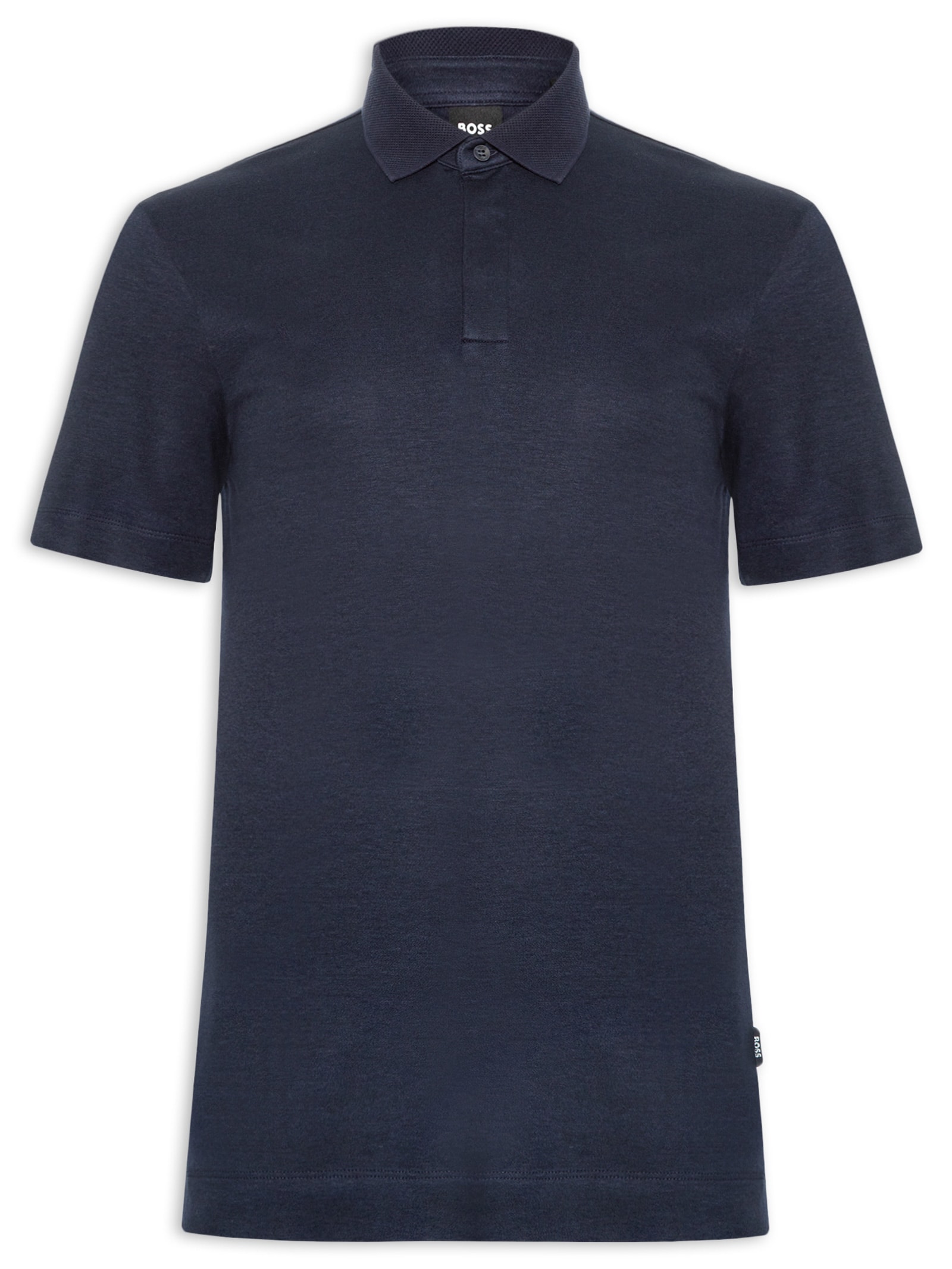 Polo Masculina Press Azul Boss