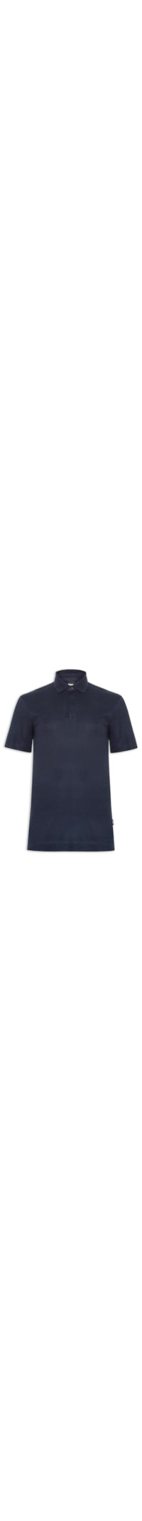 Polo Masculina Press - Azul