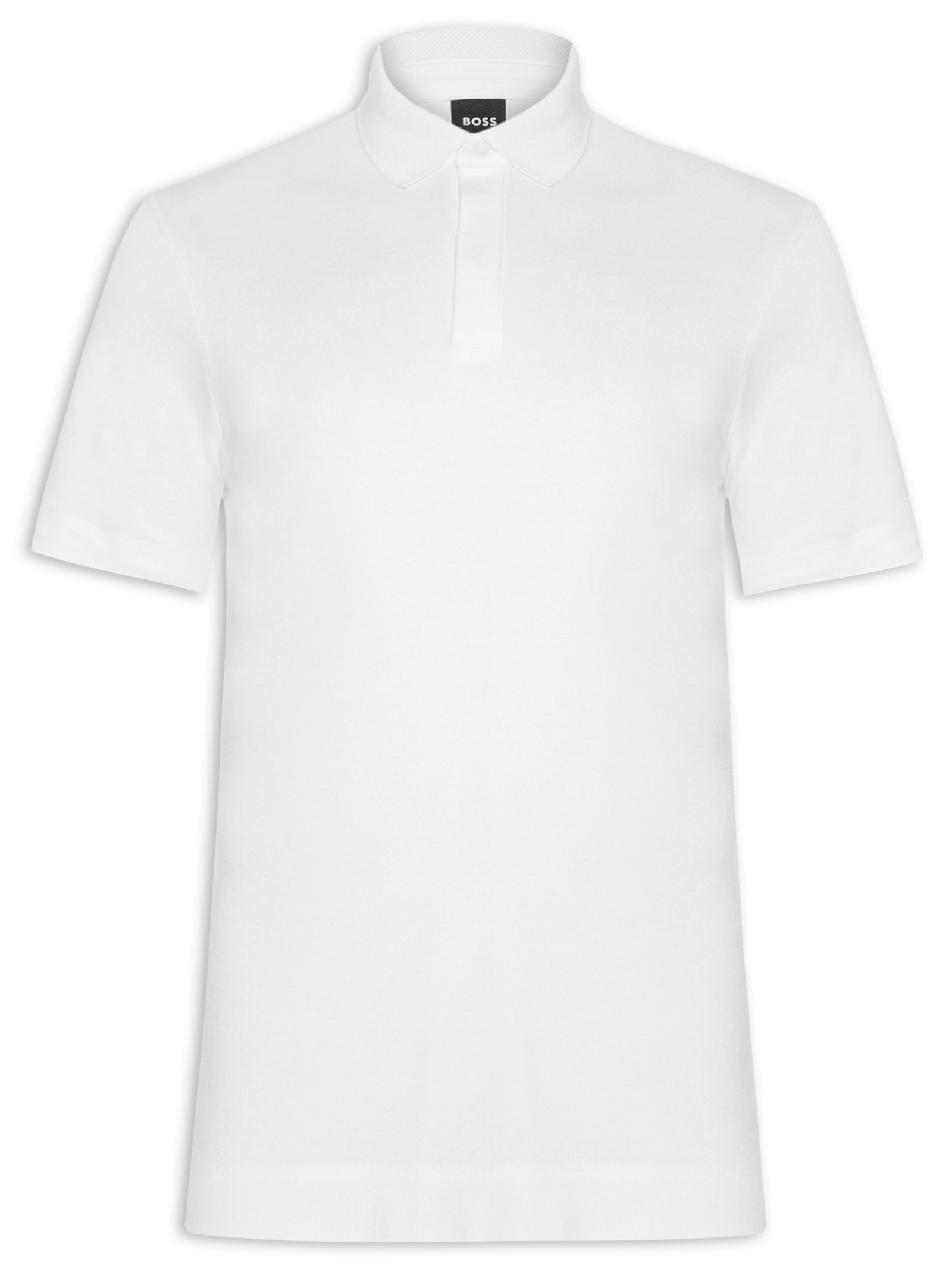 Polo Masculina Press Branco Boss