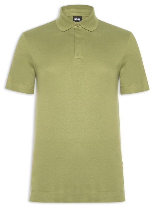 Polo Masculina Press – Verde