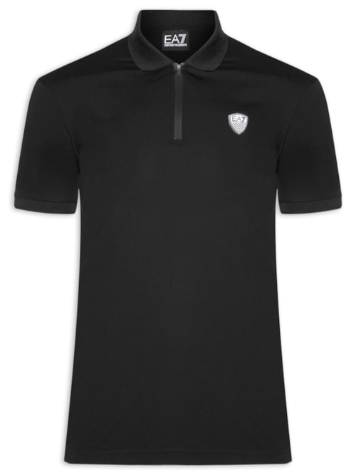 Polo Masculina - Preto