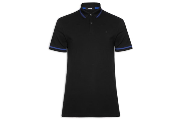 Polo Masculina - Preto