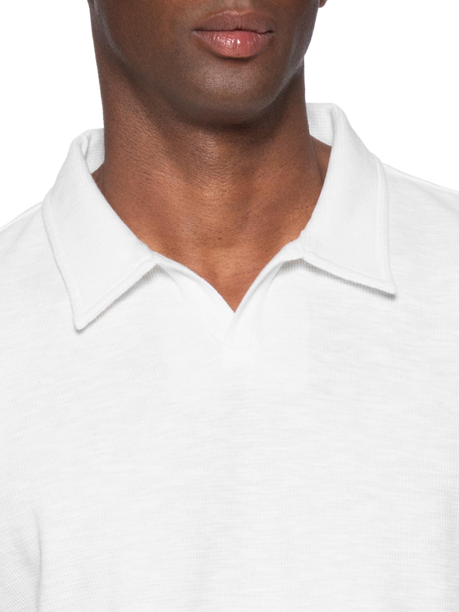 Polo Masculina Quadriler Adler Branco Foxton