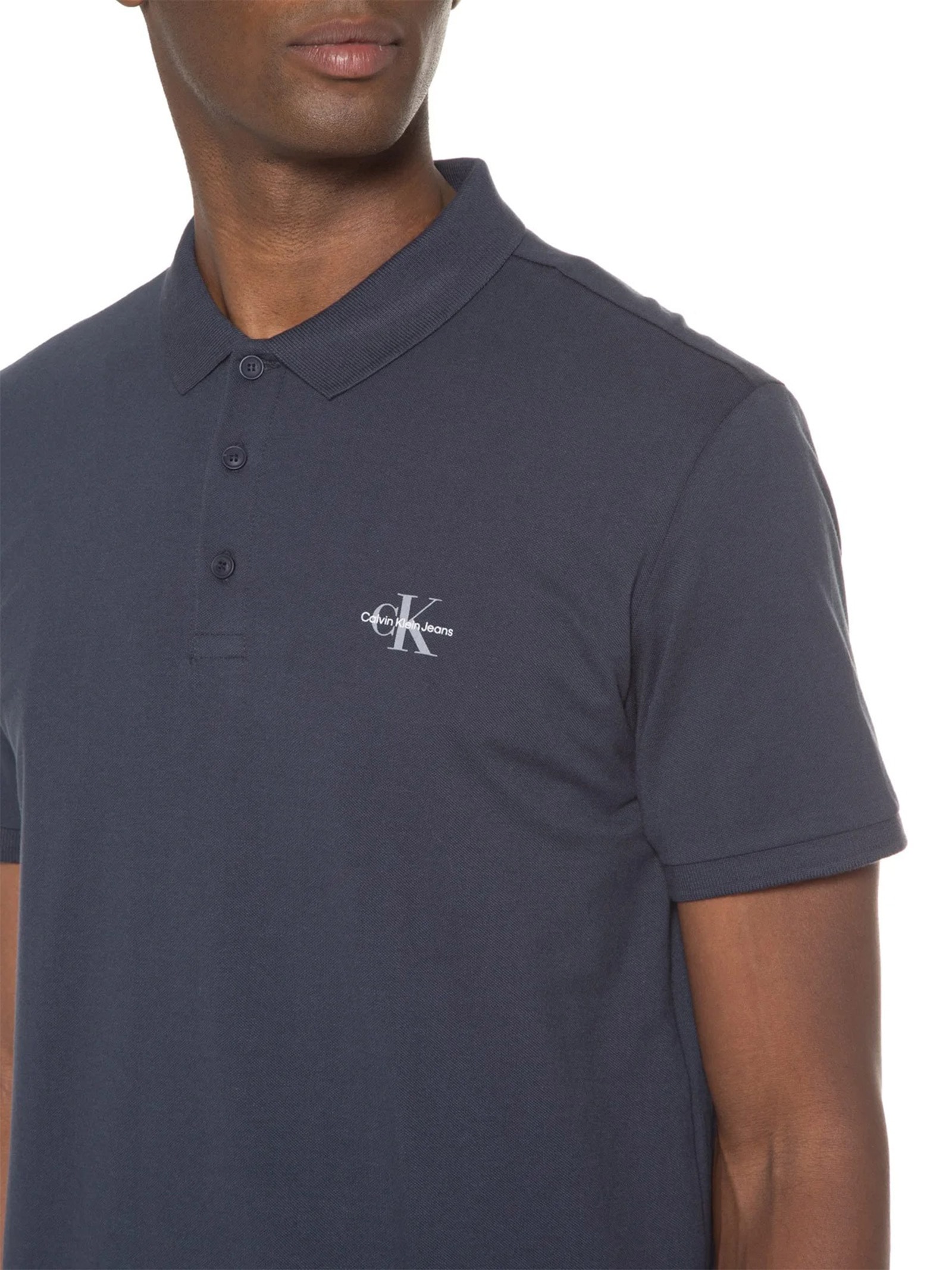 Polo Masculina Re Issue Azul Calvin Klein Jeans