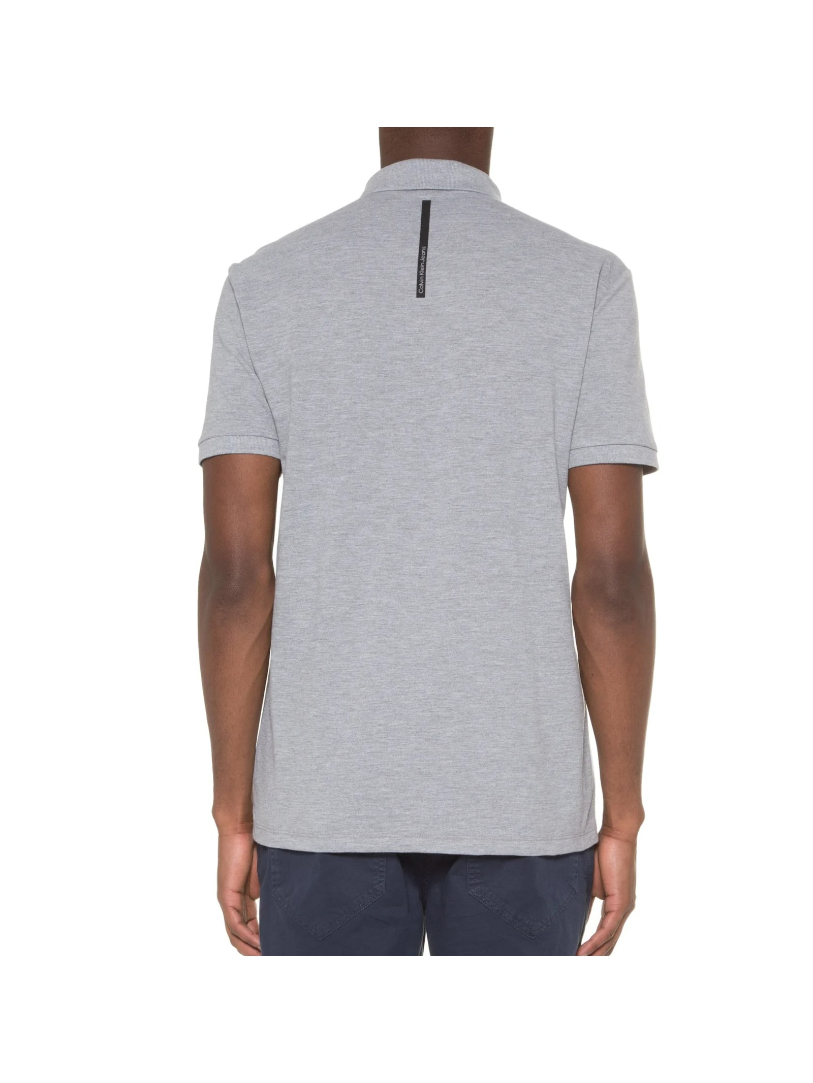 Polo Masculina Re Issue Cinza Calvin Klein Jeans