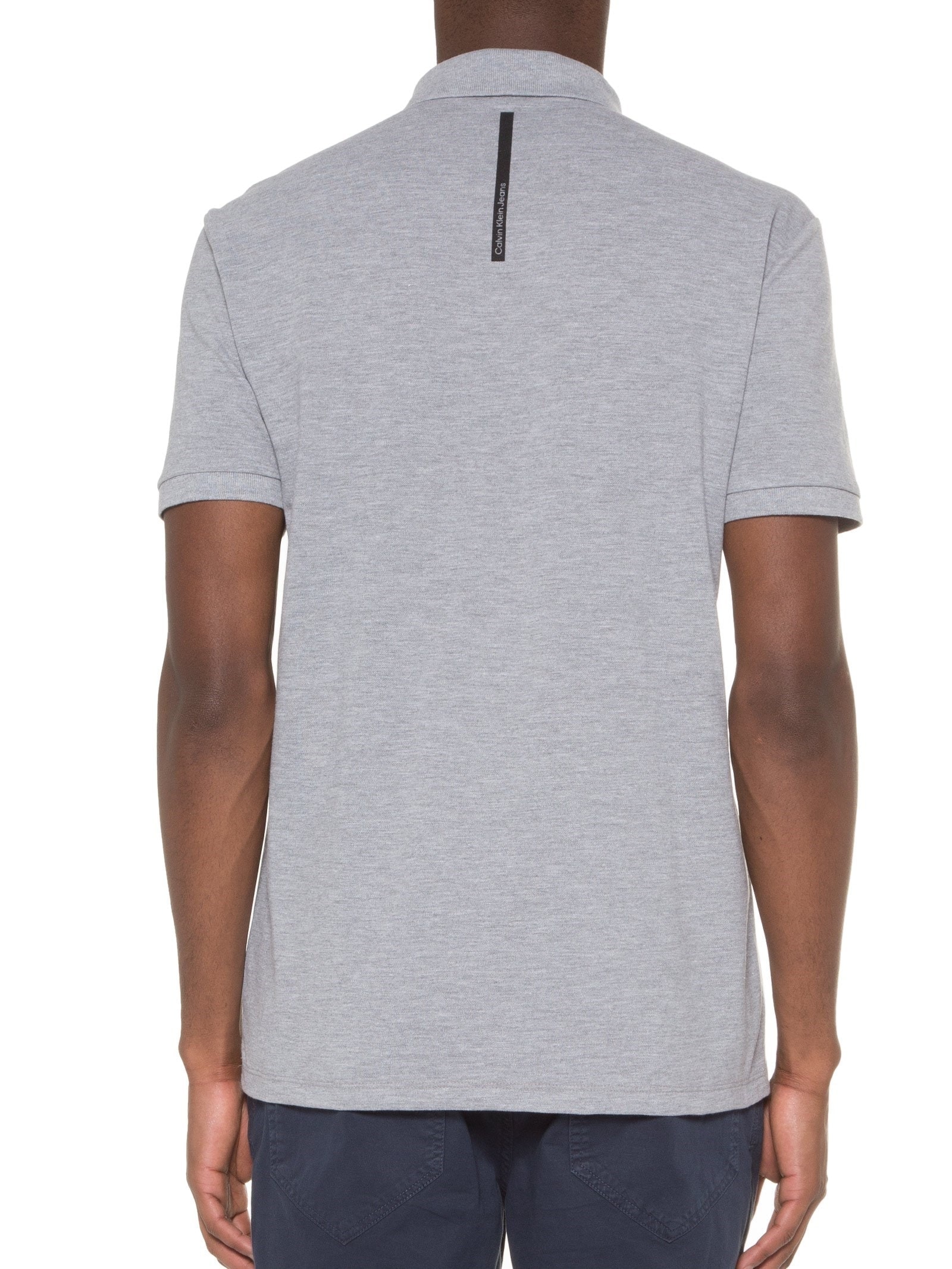 Polo Masculina Re Issue Cinza Calvin Klein Jeans