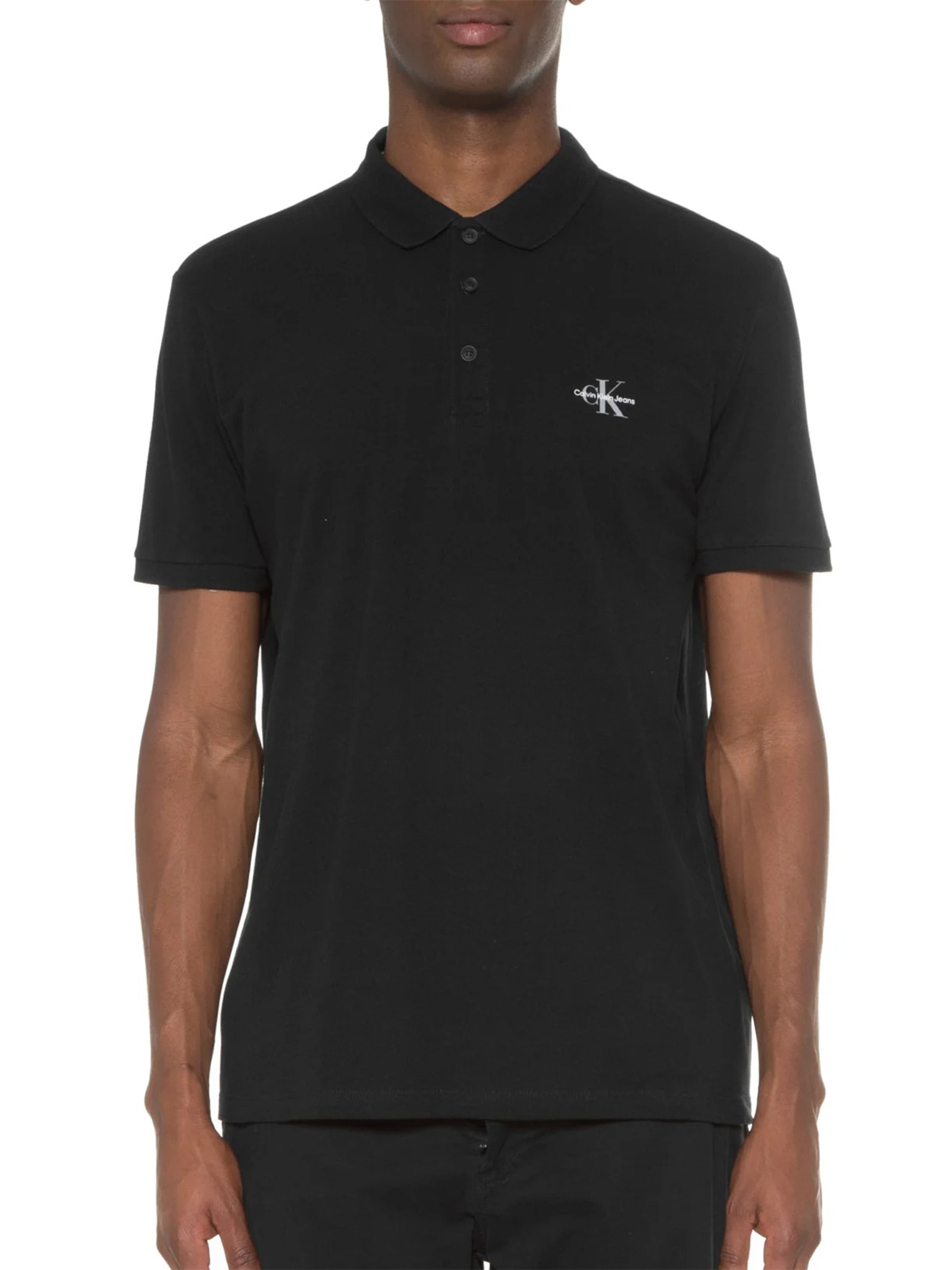 Polo Masculina Re Issue Preto Calvin Klein Jeans