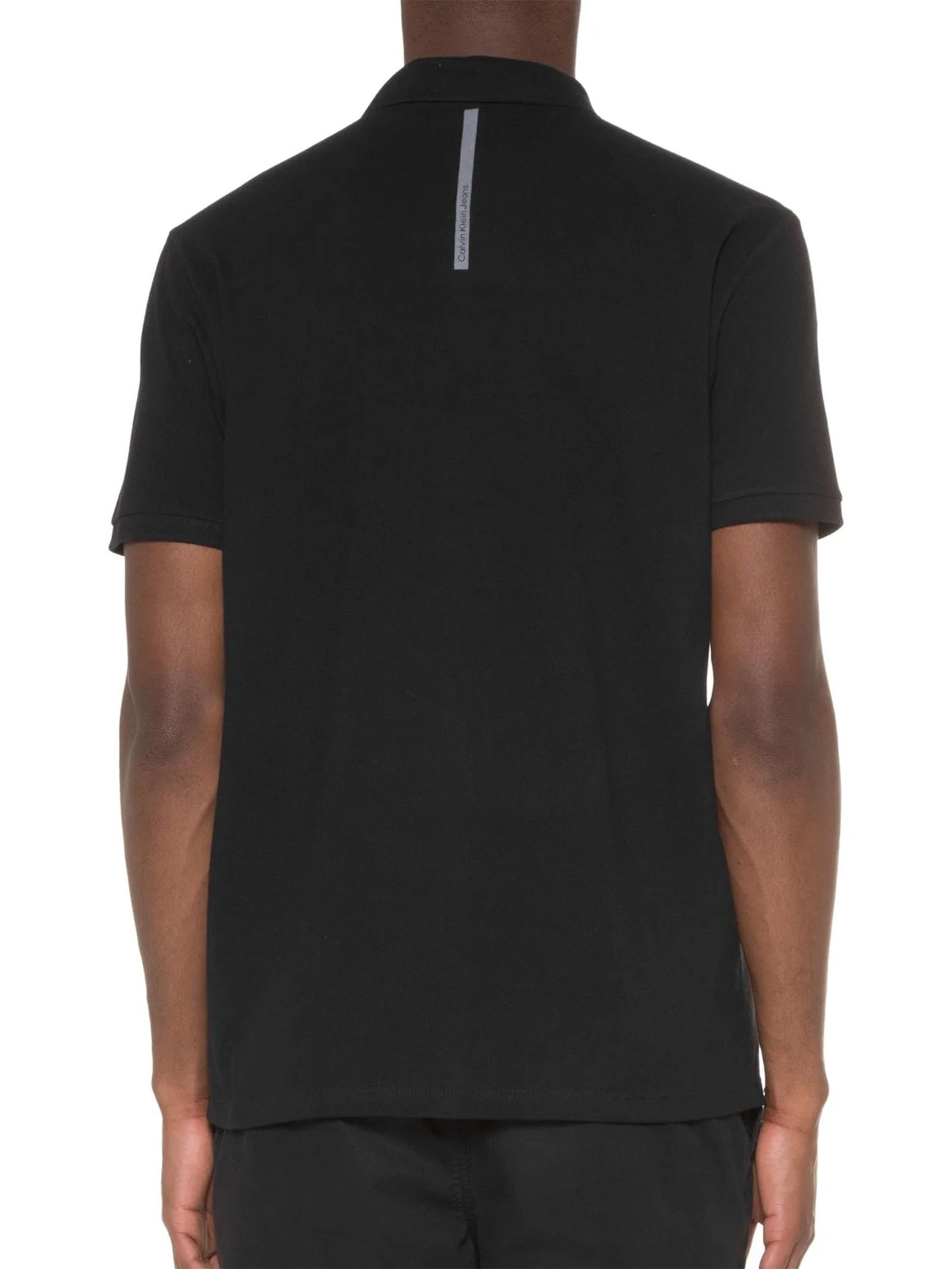 Polo Masculina Re Issue Preto Calvin Klein Jeans