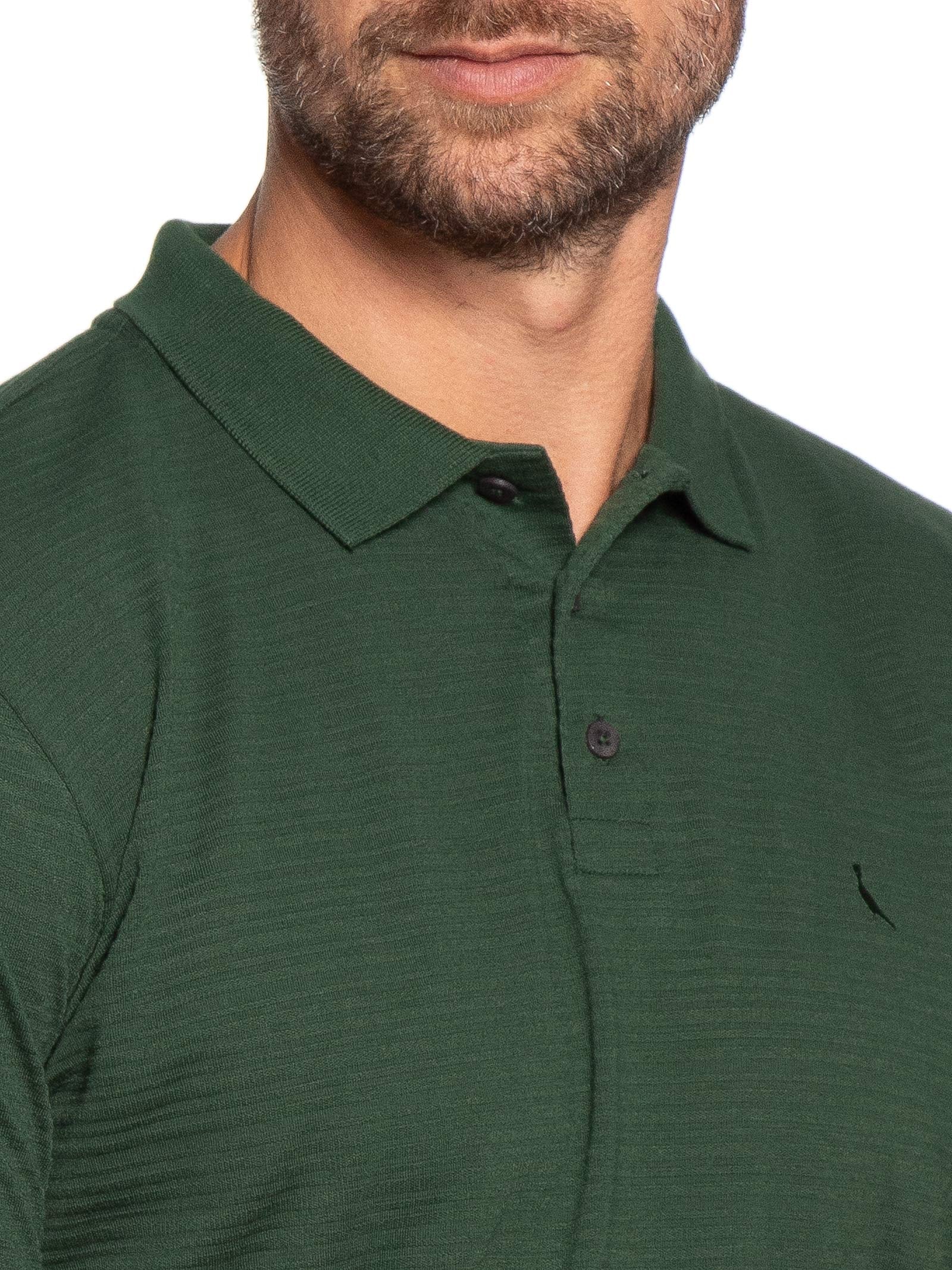 Polo Masculina Regular Bristoil Verde Reserva