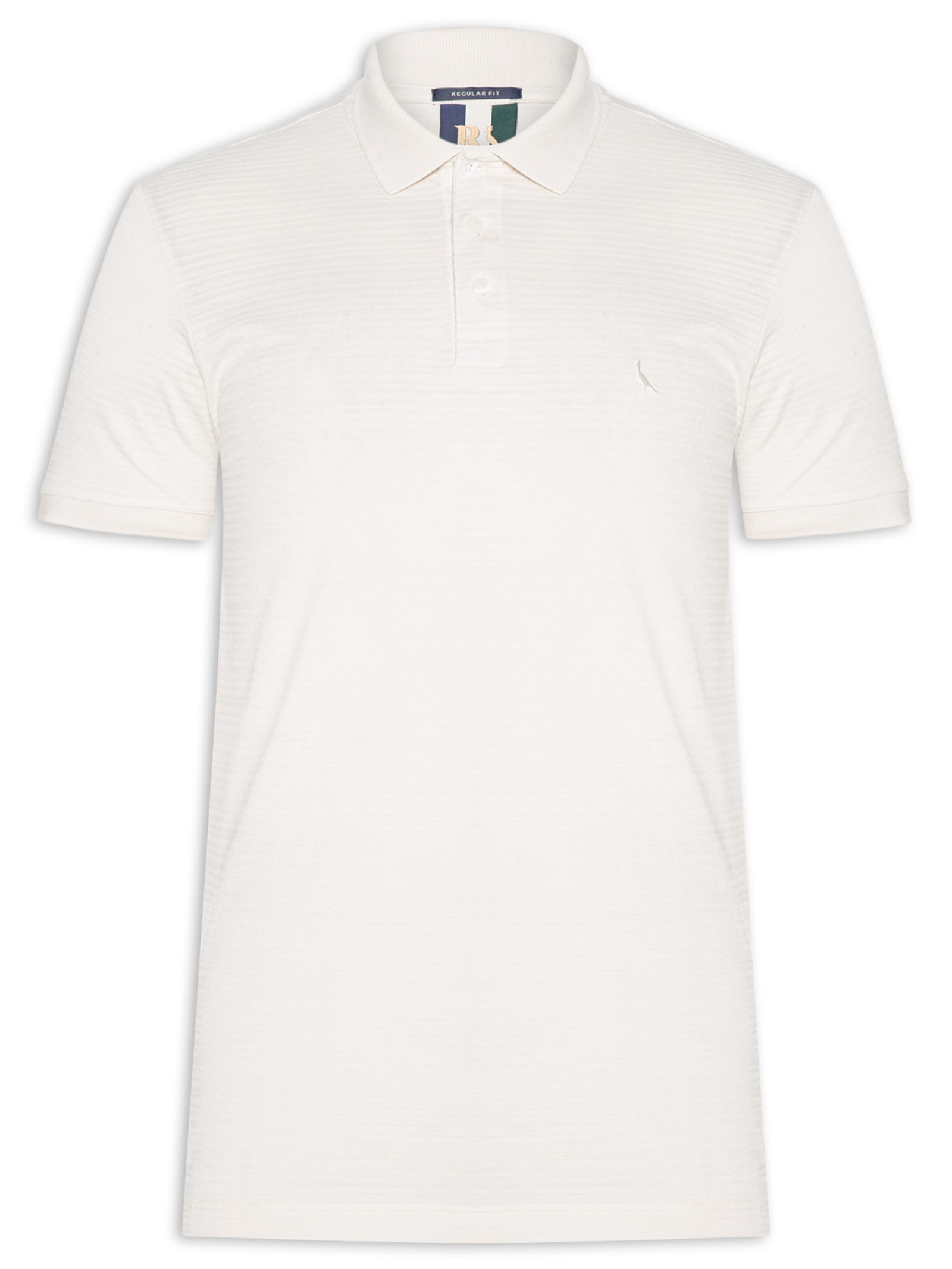 Polo Masculina Regular Bristol Branco Reserva