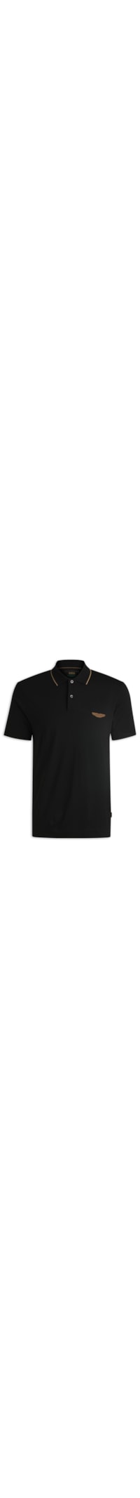 Polo Masculina Regular Fit Aston Martin - Preto