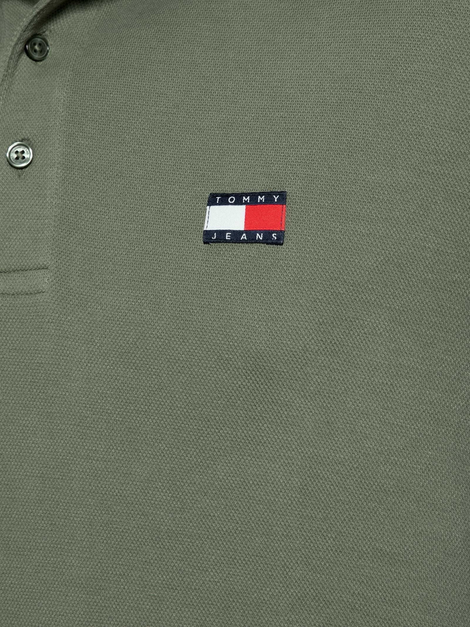 Polo Masculina Regular Fit Branded Neck Verde Tommy Jeans