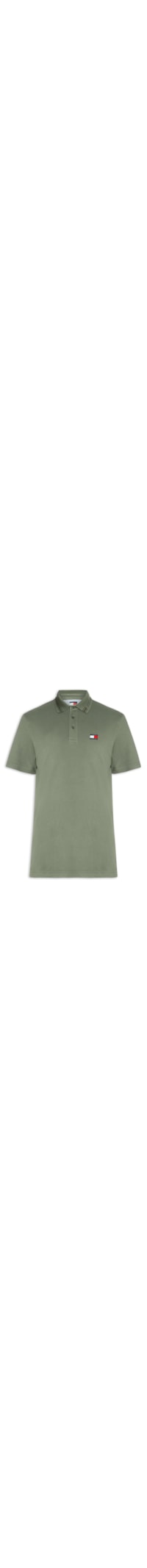 Polo Masculina Regular Fit Branded Neck - Verde