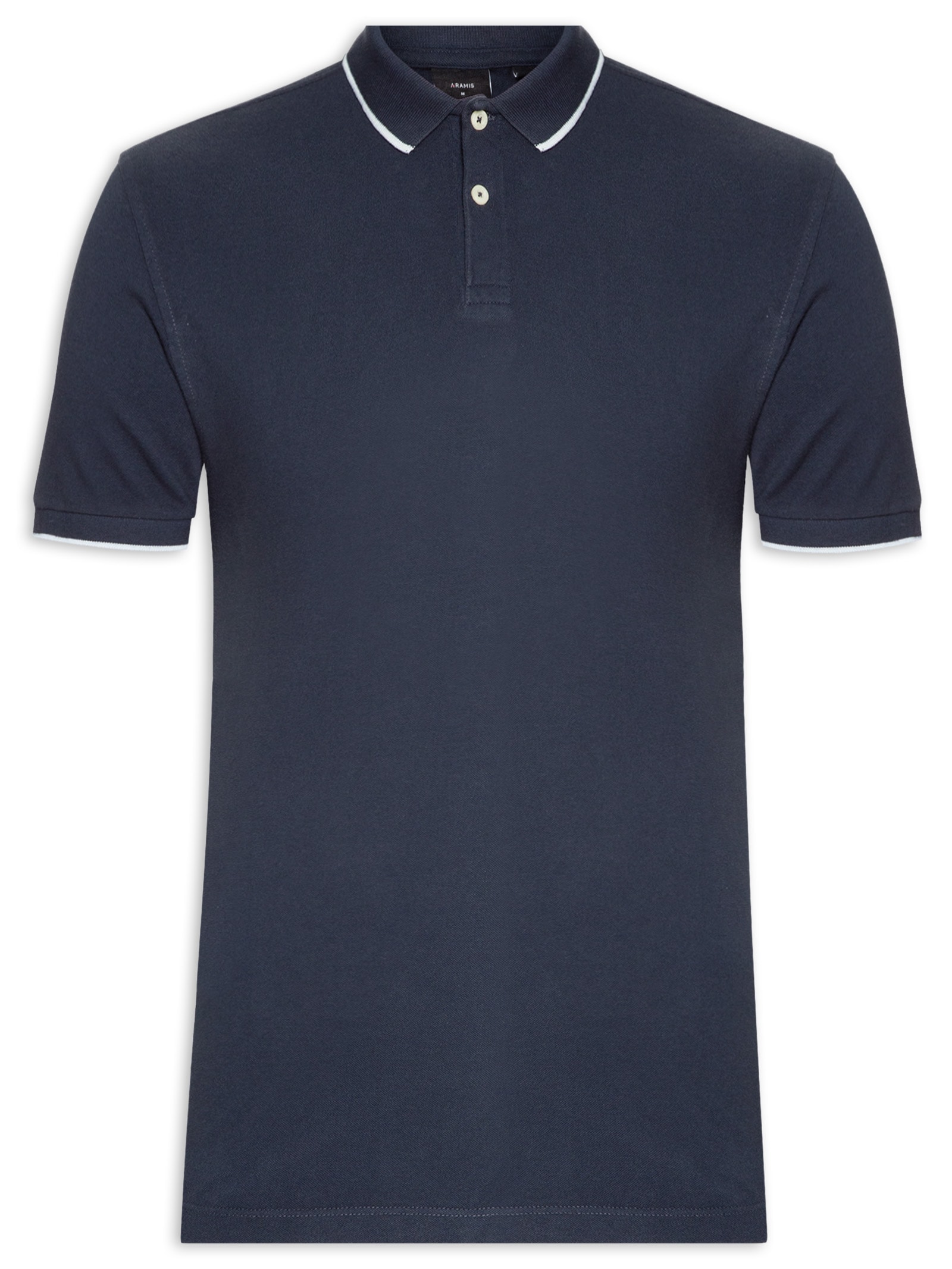 Polo Masculina Regular Fit Classic 1 Friso Azul Aramis