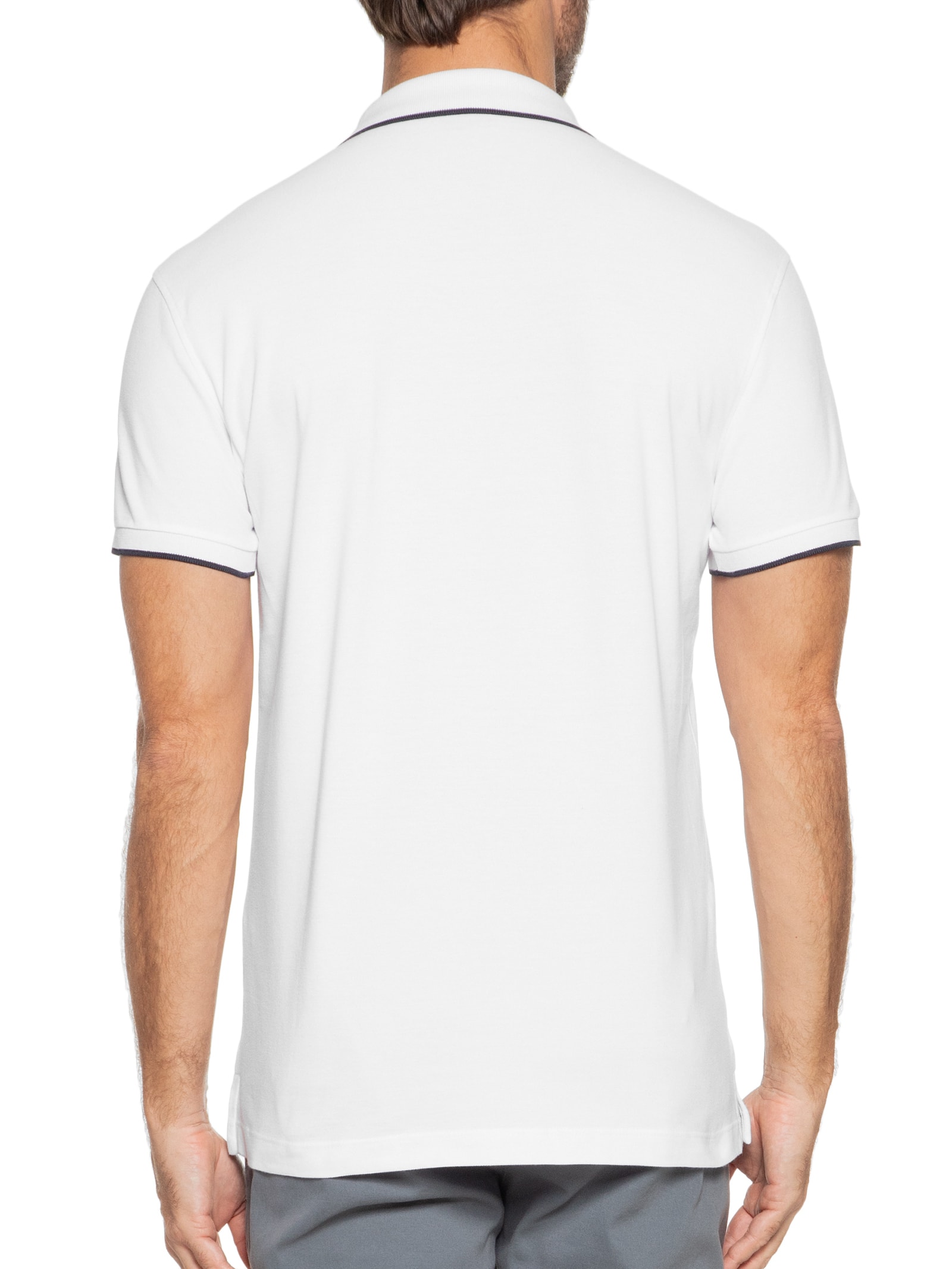 Polo Masculina Regular Fit Classic 1 Friso Branco Aramis
