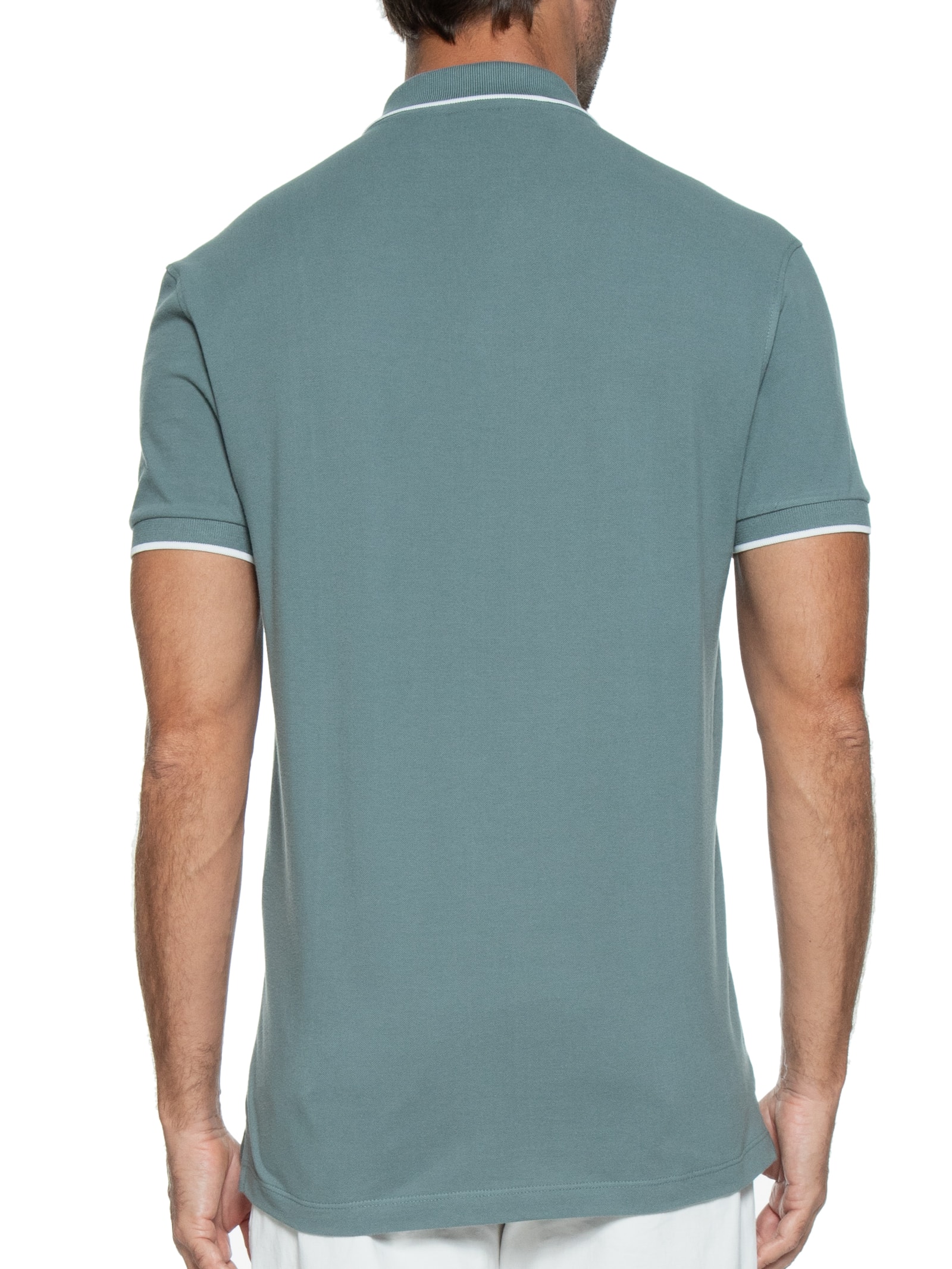 Polo Masculina Regular Fit Classic 1 Friso Verde Aramis
