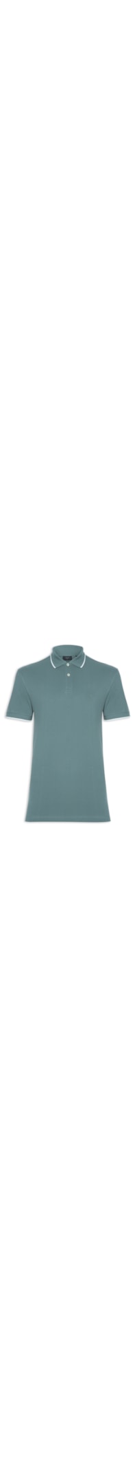 Polo Masculina Regular Fit Classic 1 Friso - Verde