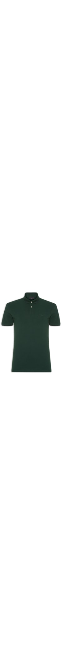 Polo Masculina Regular Fit Classic 1 Friso - Verde