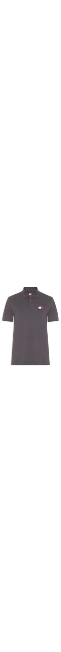 Polo Masculina Regular Fit Com Logo Bordado - Preto