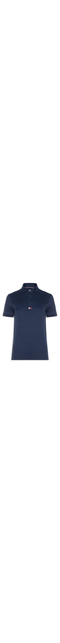 Polo Masculina Regular Fit Diwali Twill Graphic - Azul