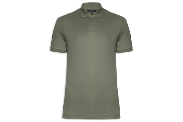 Polo Masculina Regular Fit Em Algodão Bci - Verde