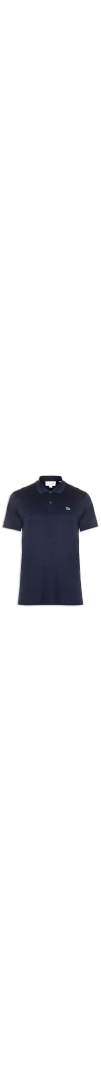 Polo Masculina Regular Fit Em Algodão Pima - Azul