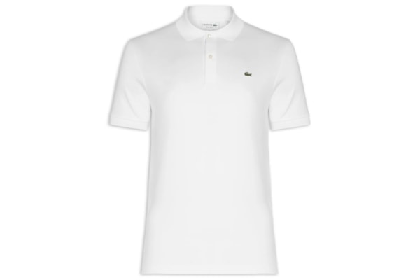 Polo Masculina Regular Fit Em Algodão Pima - Branco