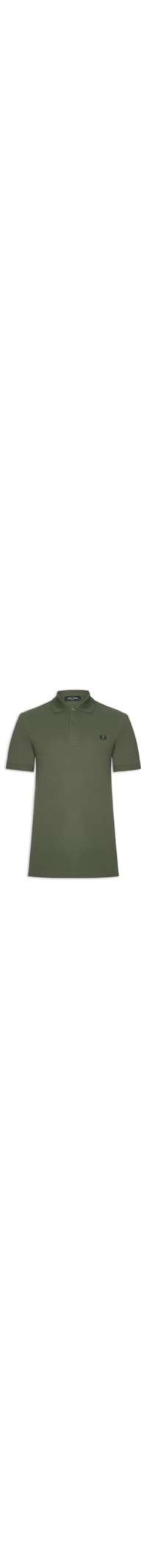 Polo Masculina Regular Fit Em Piquet de Algodão - Verde