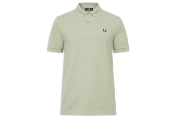 Polo Masculina Regular Fit Em Piquet De Algodão - Verde