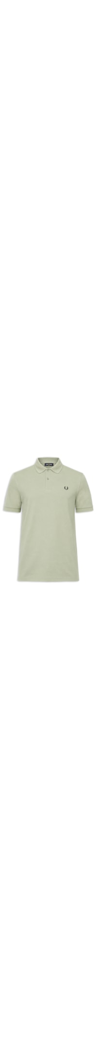 Polo Masculina Regular Fit Em Piquet De Algodão - Verde
