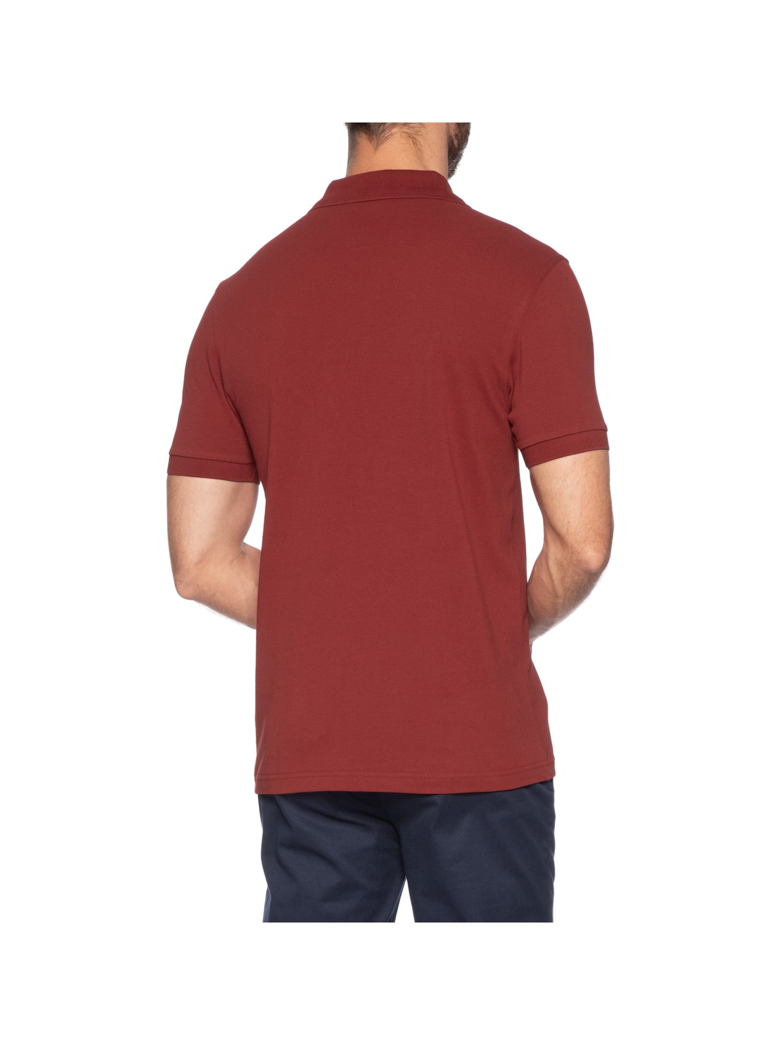 Polo Masculina Regular Fit Em Piquet de Algodão Vermelho Fred Perry