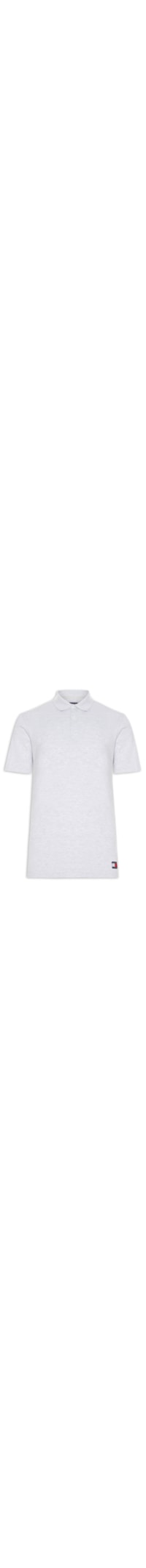 Polo Masculina Regular Fit em Waffle – Cinza