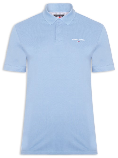 Polo Masculina Regular Fit Linear – Azul