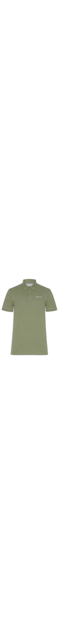 Polo Masculina Regular Fit Linear - Verde