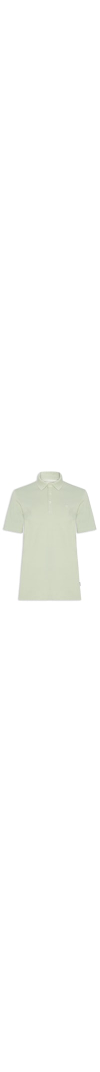 Polo Masculina Regular Fit Logo Bordado - Verde