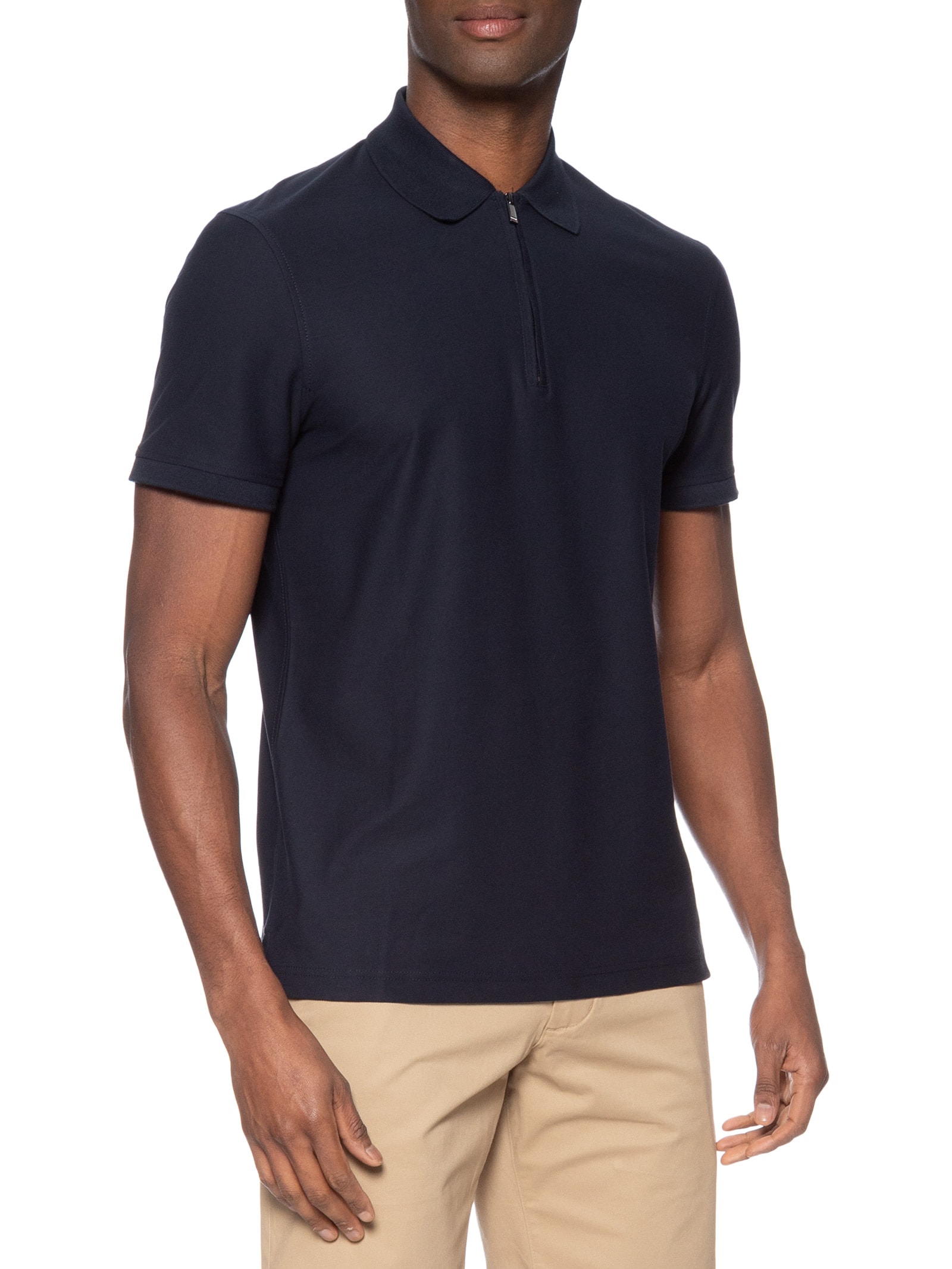 【未使用】gypsohila ★ Frank Polo CAMISA GOLA POLO COM ZÍPER - VONKS