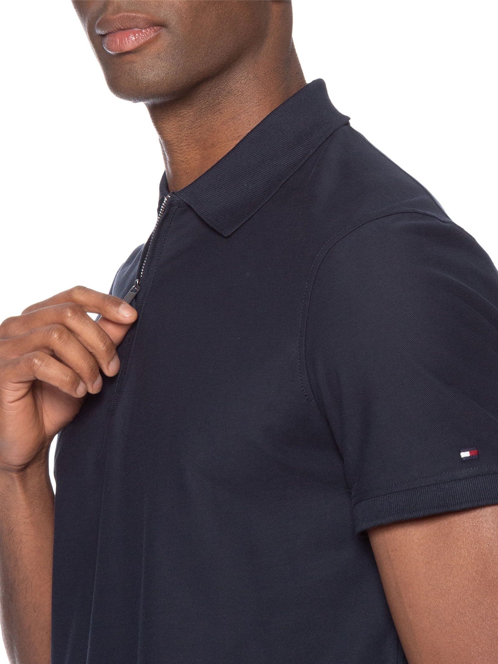 Tommy Hilfiger - Polo Masculina Regular Fit Performance Half Zip
