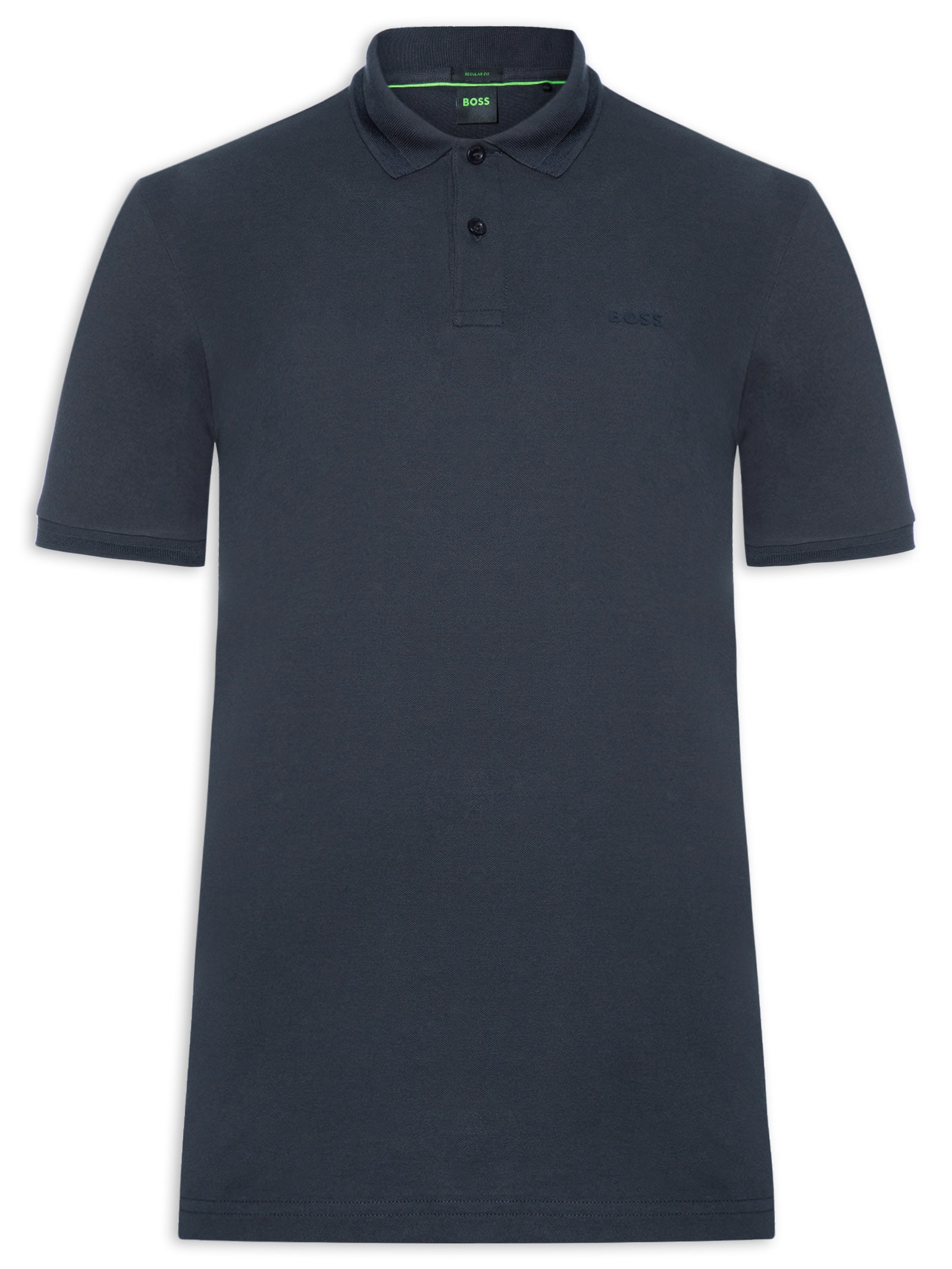 Polo Masculina Regular Fit Pio 1 Azul Boss