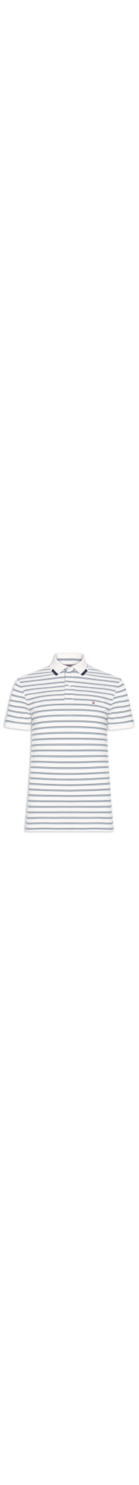 Polo Masculina Regular Fit Pique Grafic Collar - Azul