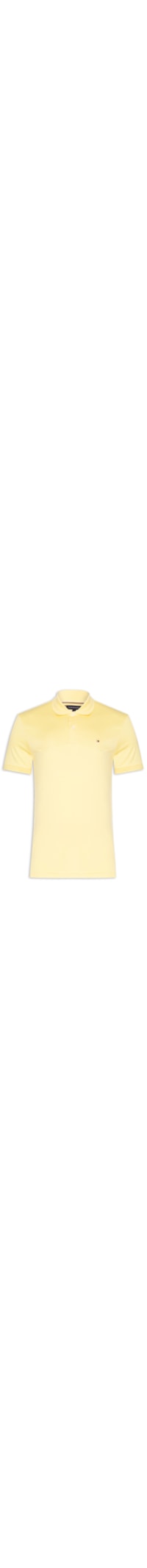 Polo Masculina Regular Fit Seasonal em Liquid Cotton - Amarelo