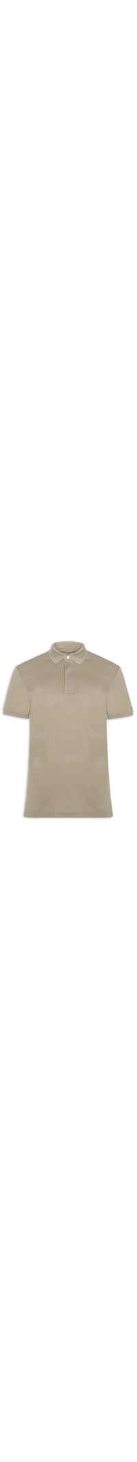 Polo Masculina Regular Fit Vista Coberta - Bege
